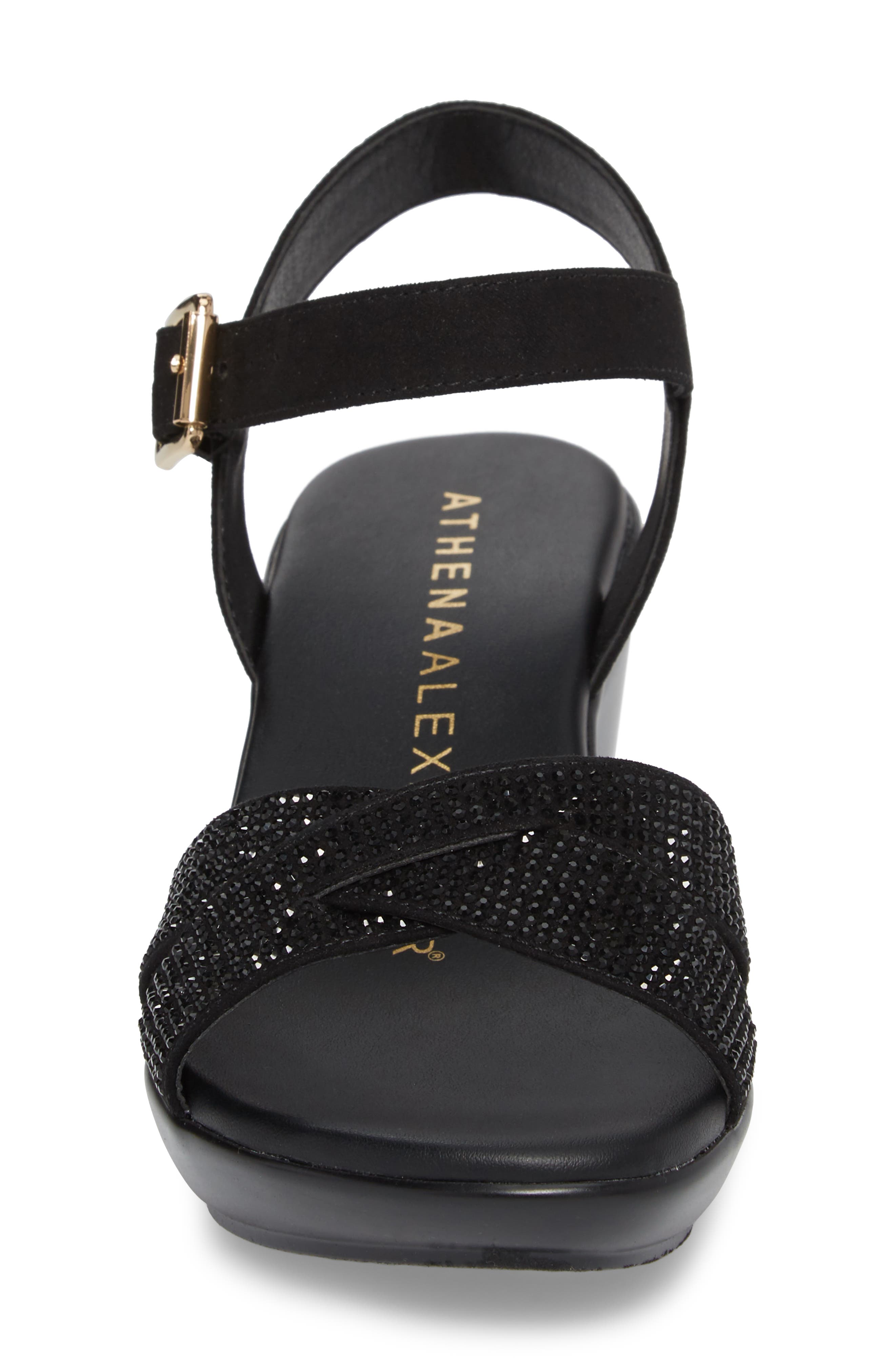 Athena Alexander Florence Wedge Sandal, Alternate, color, 