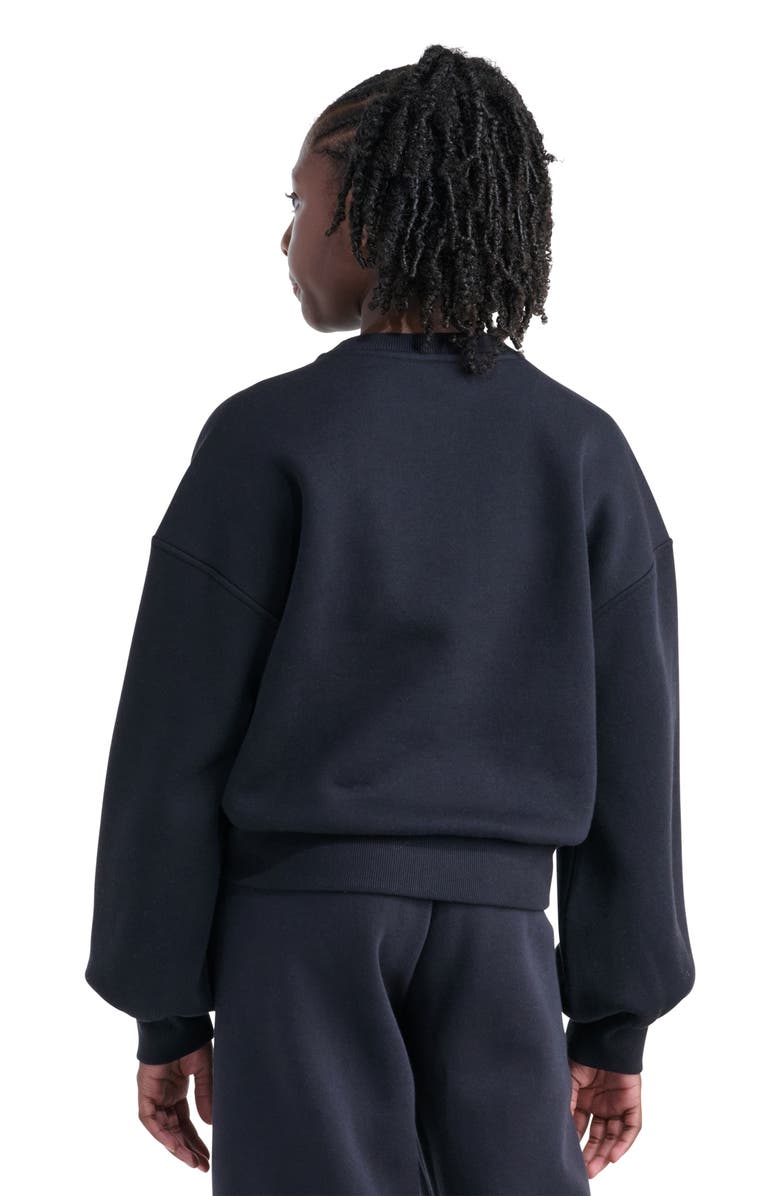 adidas Kids' Trefoil Graphic Sweatshirt, Alternate, color, Black