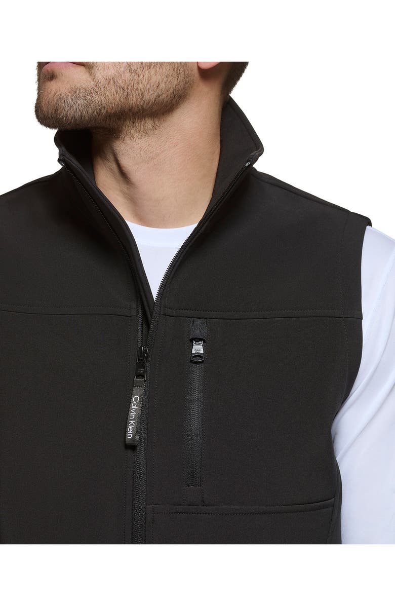 Calvin Klein Softshell Fleece Vest, Alternate, color,