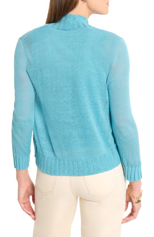 Nic + Zoe Nic+zoe Bolero Linen Blend Cardigan Sweater