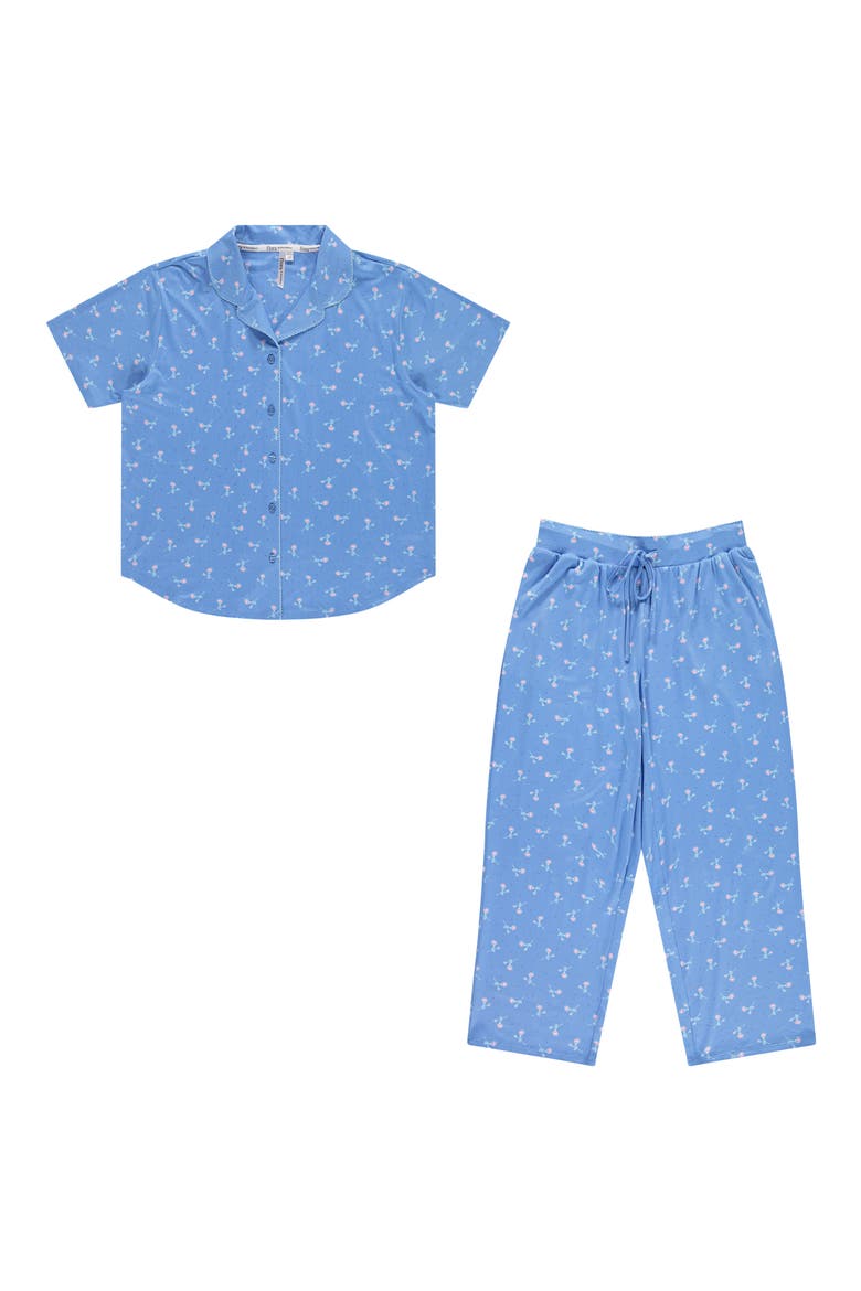 Gabbie Pajamas, Alternate, color, DENIM