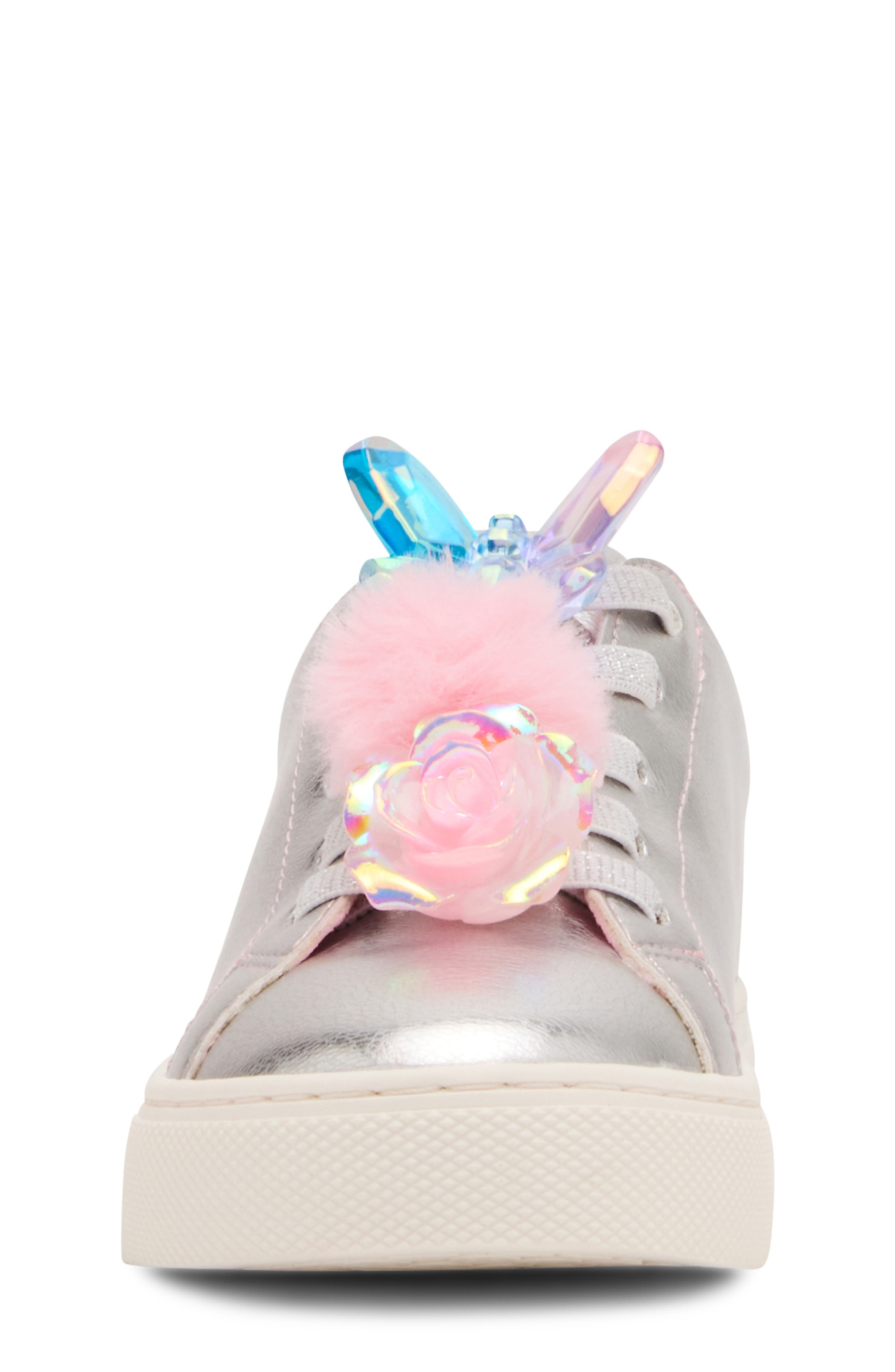 Kids' Jolive Sneaker, Alternate, color, SILVER