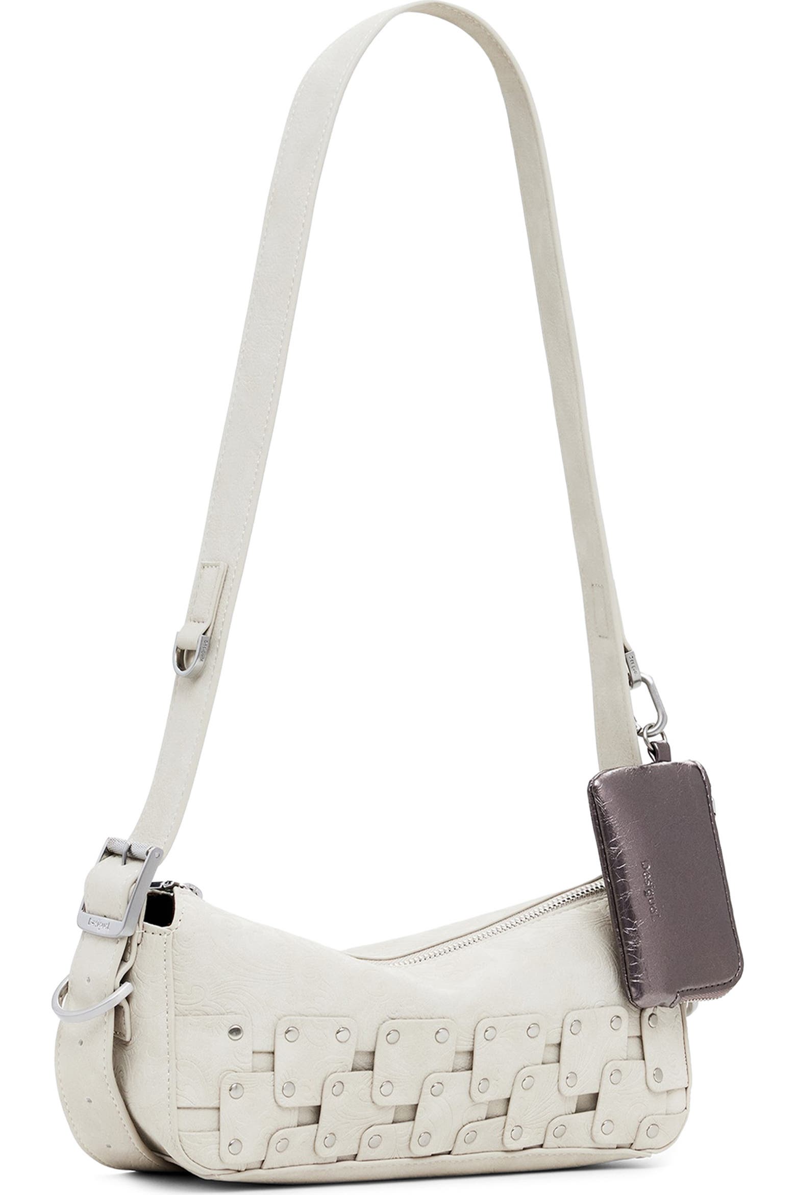 Patchwork Interrior Desigual Studded Patchwork Faux Leather Crossbody Bag (Women) | Nordstrom
