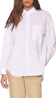 Walter Baker Samira Cotton & Linen Button-Up Shirt