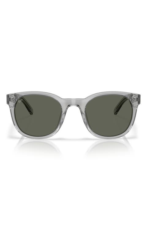 Middles 51mm Gradient Polarized Round Sunglasses