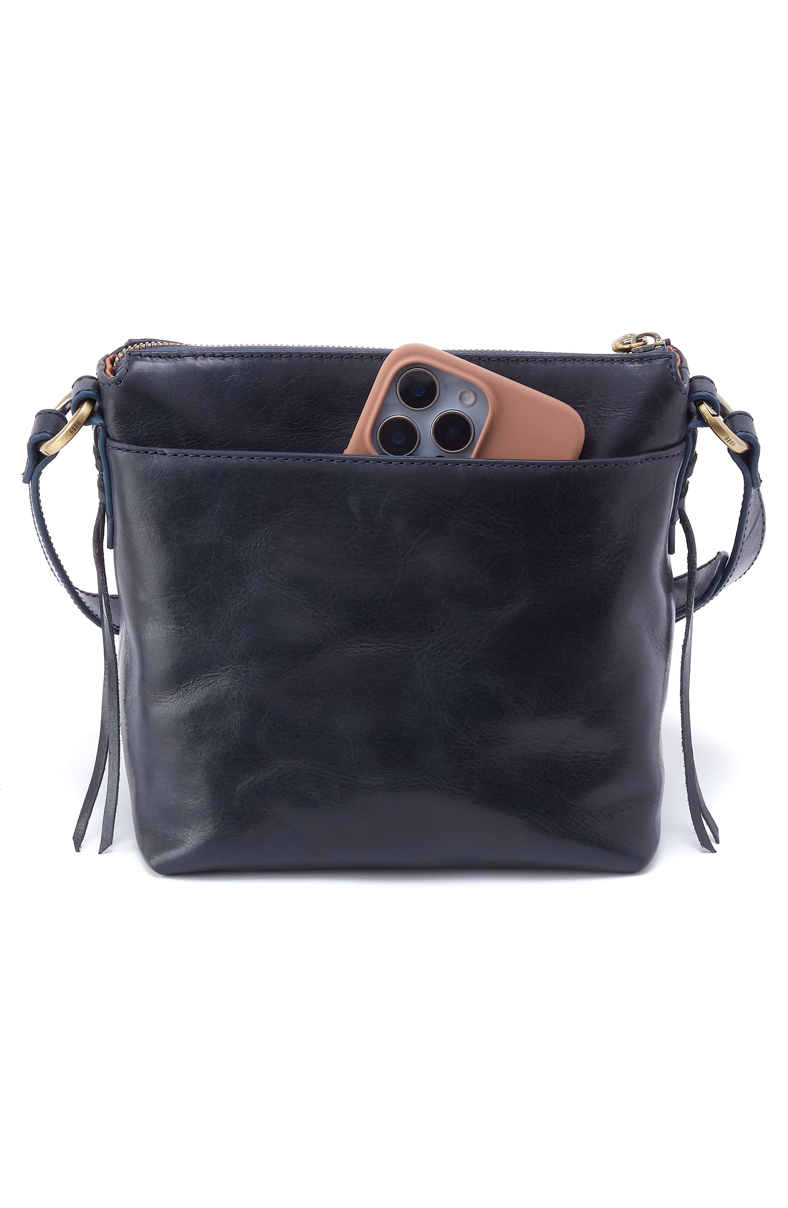 HOBO Expedition Leather Crossbody Bag, Alternate, color, Navy Horizon