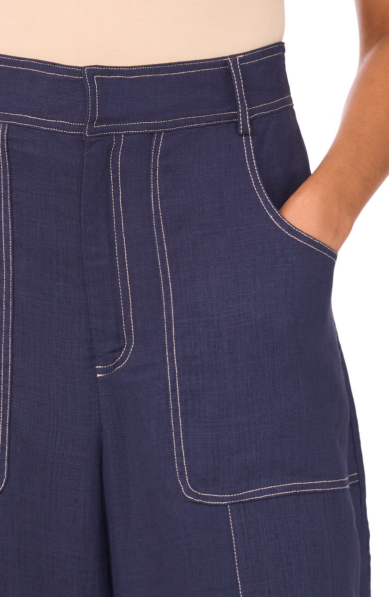 Halogen<sup>®</sup> Denim Barrel Joggers, Alternate, color, Dark Indigo