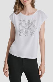 DKNY Grommet Logo T-Shirt