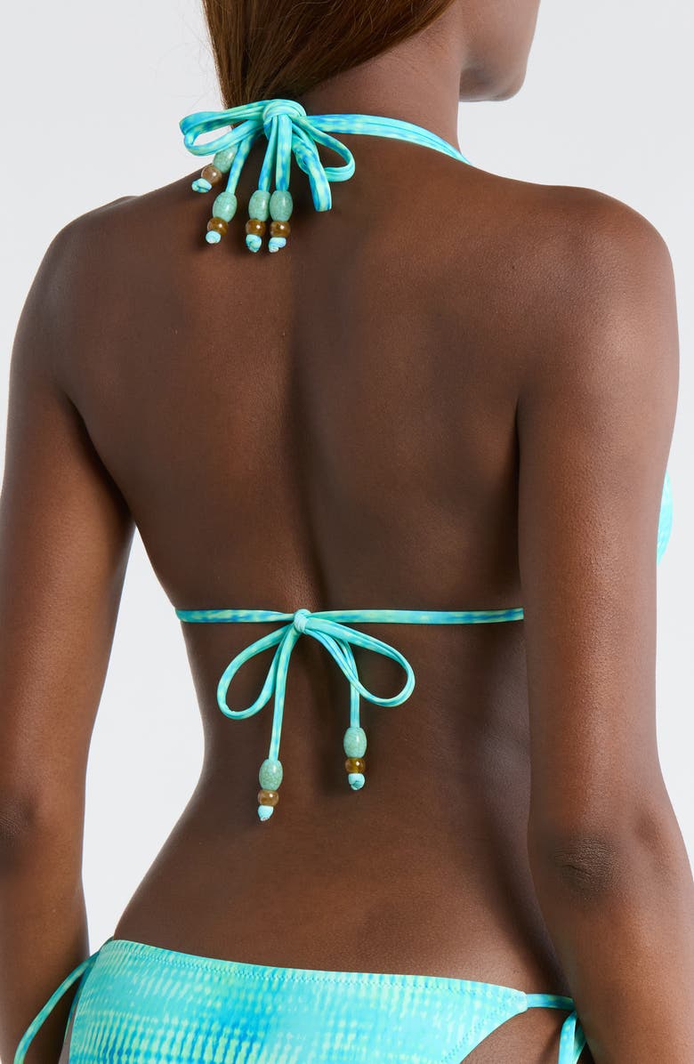 Kulani Kinis Halter Bikini Top, Alternate, color, Summer Seas