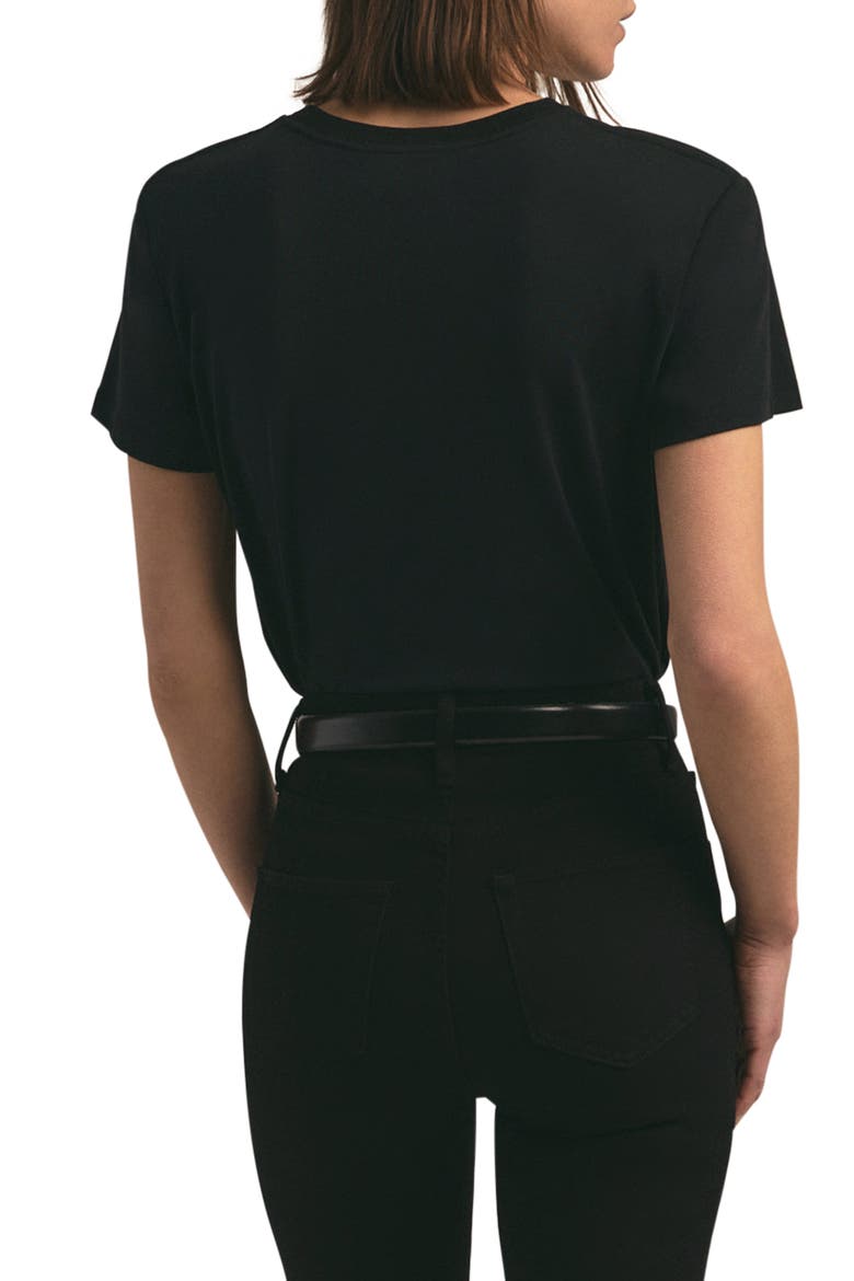 Graphic T-Shirt, Alternate, color, BLACK W/ WHITE