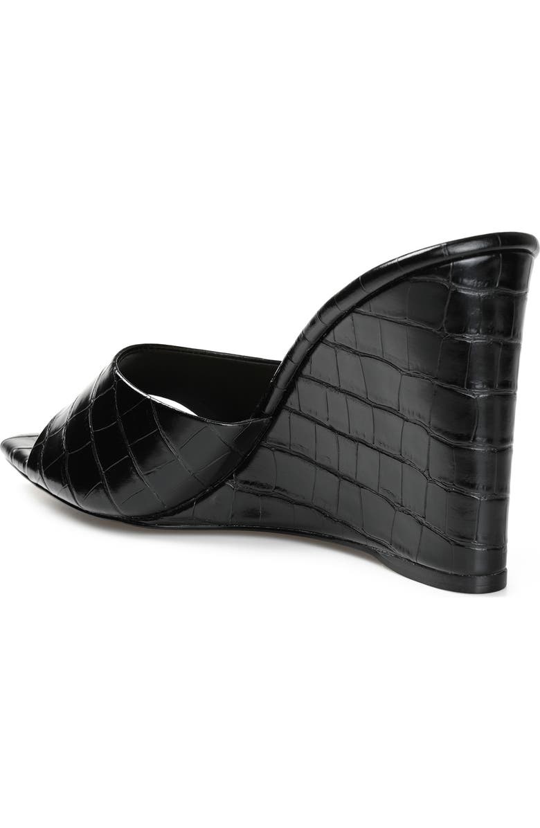 Journee Collection Tru Comfort Foam Vivvy Croc Embossed Wedge Sandal, Alternate, color,