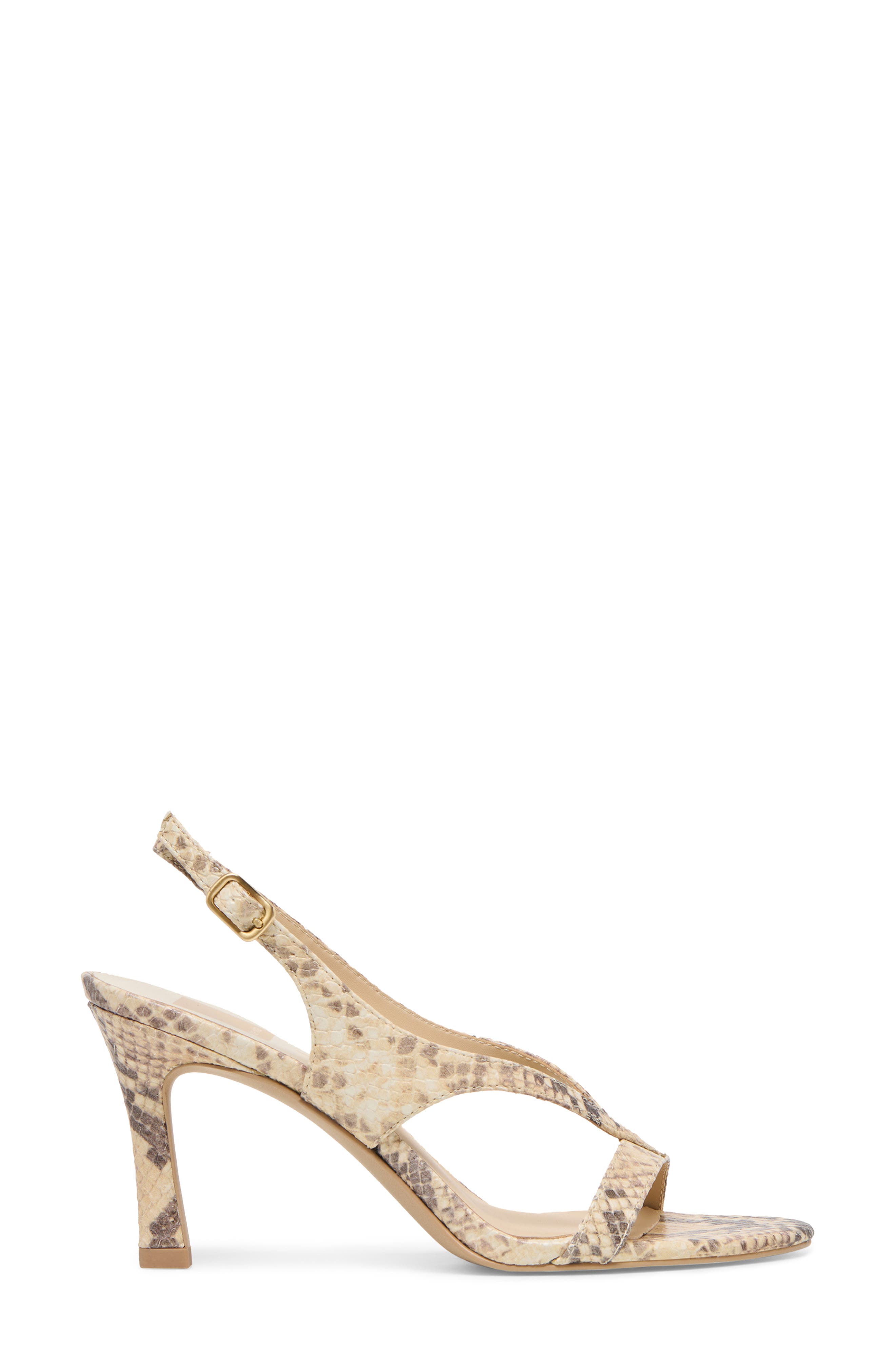 Izela Slingback Sandal, Alternate, color, NATURAL SNAKE EMBOSSED LEATHER