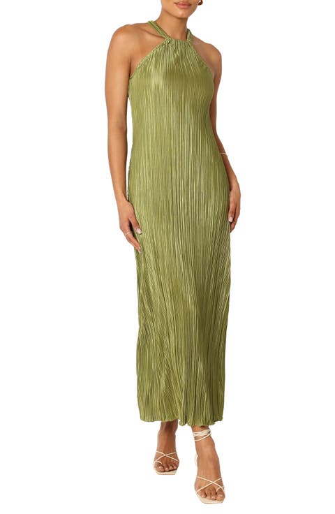 Melody Plissé Maxi Dress