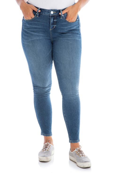 Slim Leg Jeans (Penelope) (Plus Size)