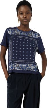 GERARD DAREL Manolia Scarf Print T-Shirt