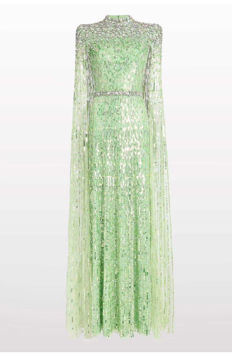 Jenny Packham Opera Embellished Maxi Dress, Main, color, Calypso