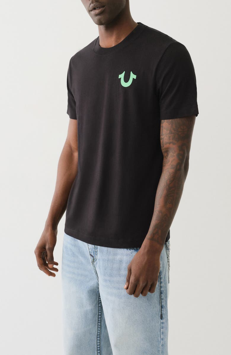 True Religion Blaze Graphic T-Shirt, Alternate, color, 