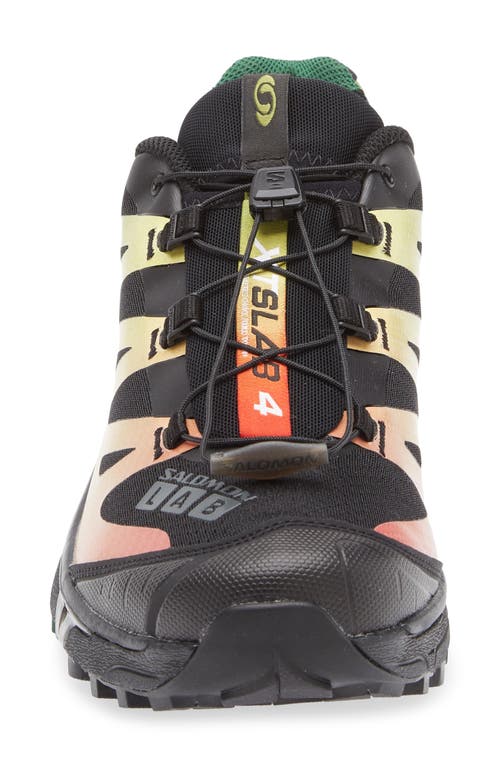 Salomon Round-toe Sneakers With Signature Logo In Black
