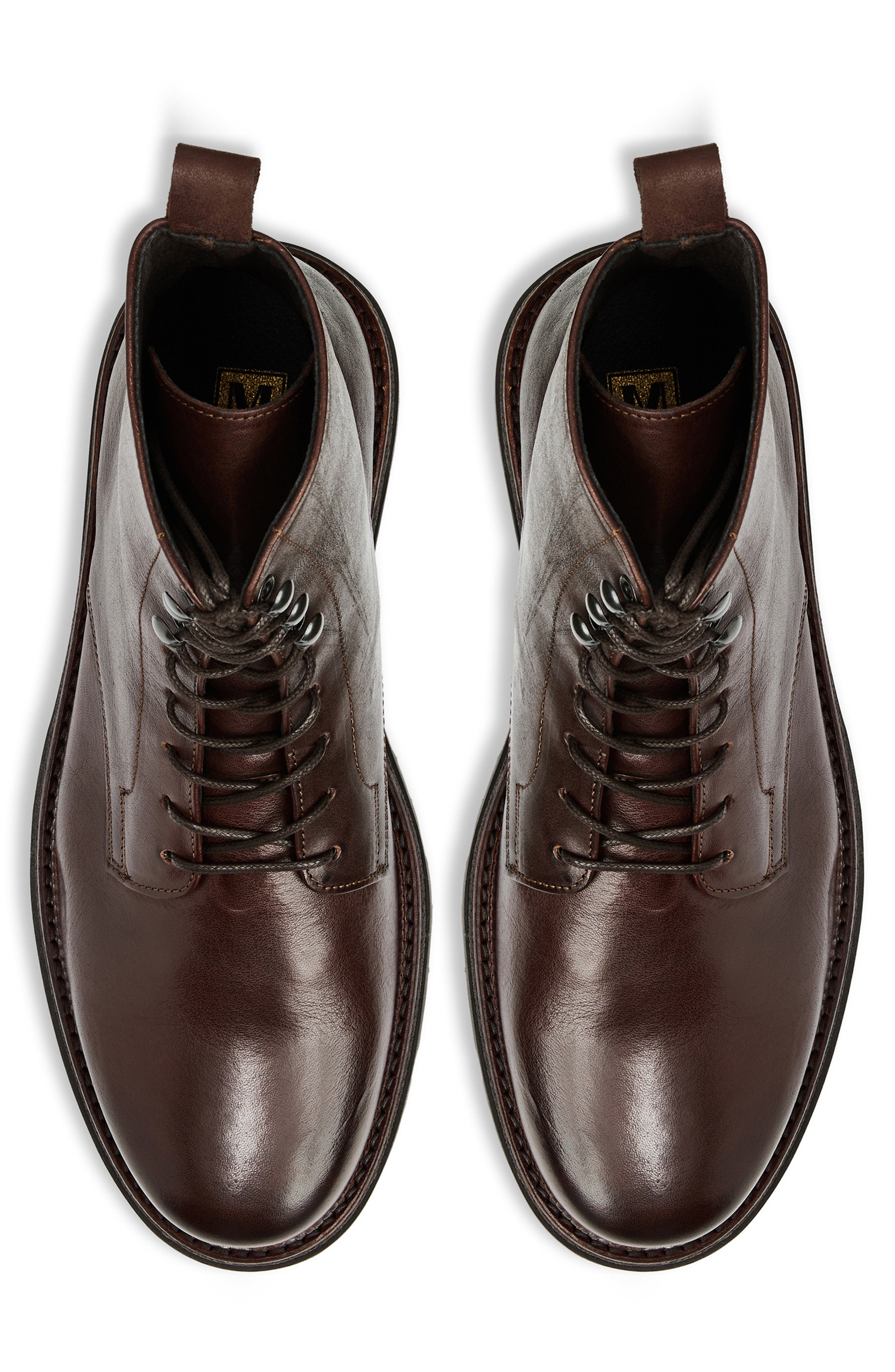 Bruno Magli Malibu Lug Sole Boot, Alternate, color, Dark Brown