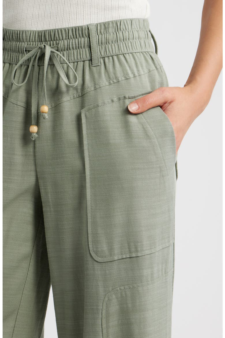 Skyrise Wide Leg Pants, Alternate, color, LODEN GREEN
