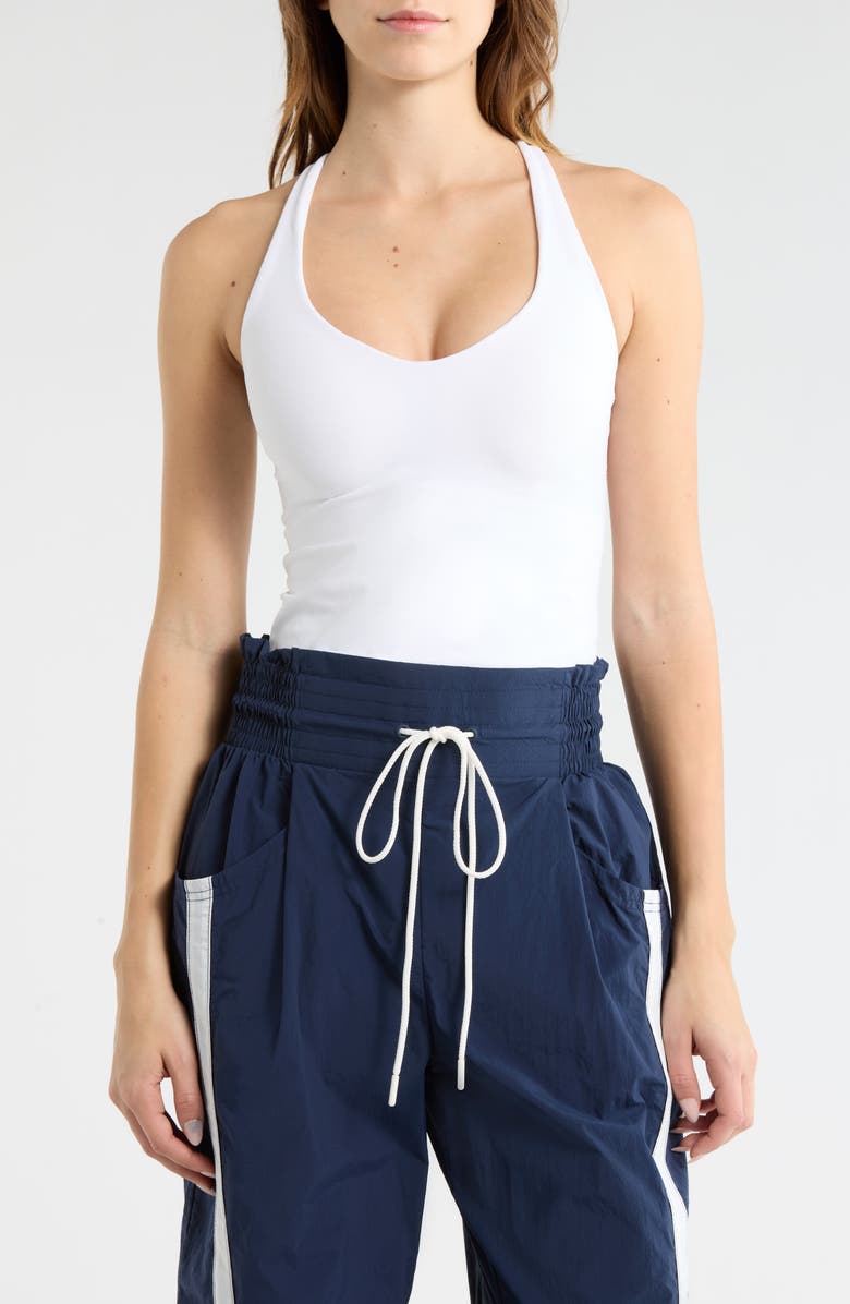 FREE PEOPLE MOVEMENT Good Karma Sculpt Tank, Main, color, White