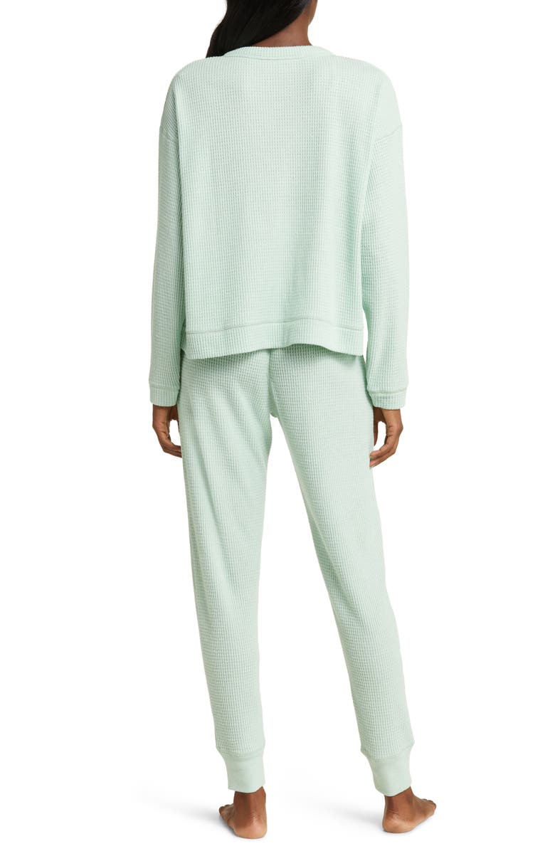 Papinelle Waffle Knit Pajamas, Alternate, color, 