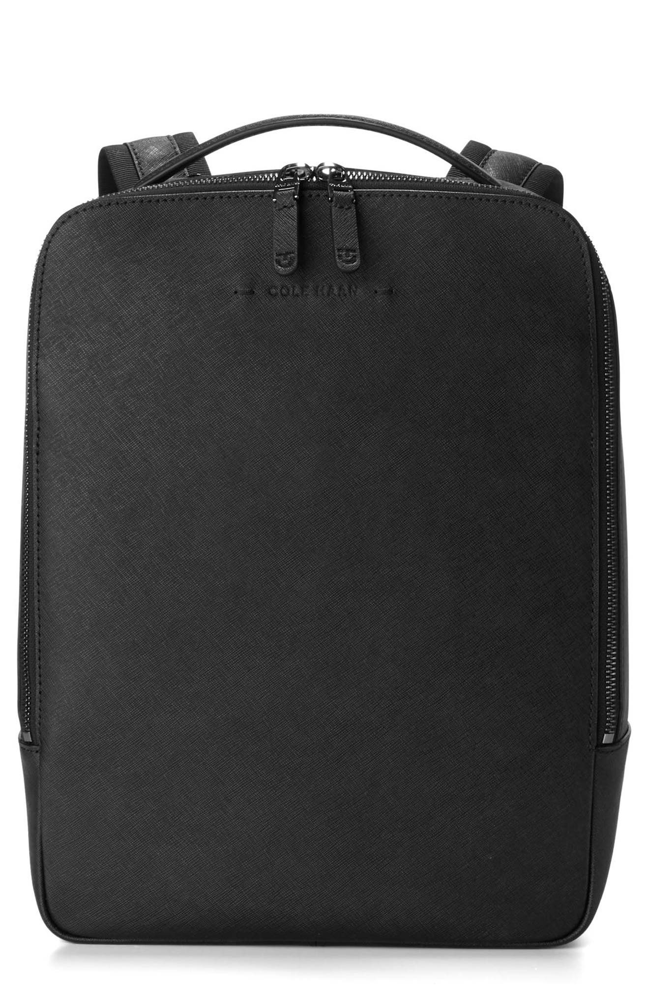 Cole Haan Sloane Leather Backpack, Main, color, 