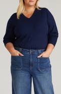 Universal Standard Flora V-Neck Sweater