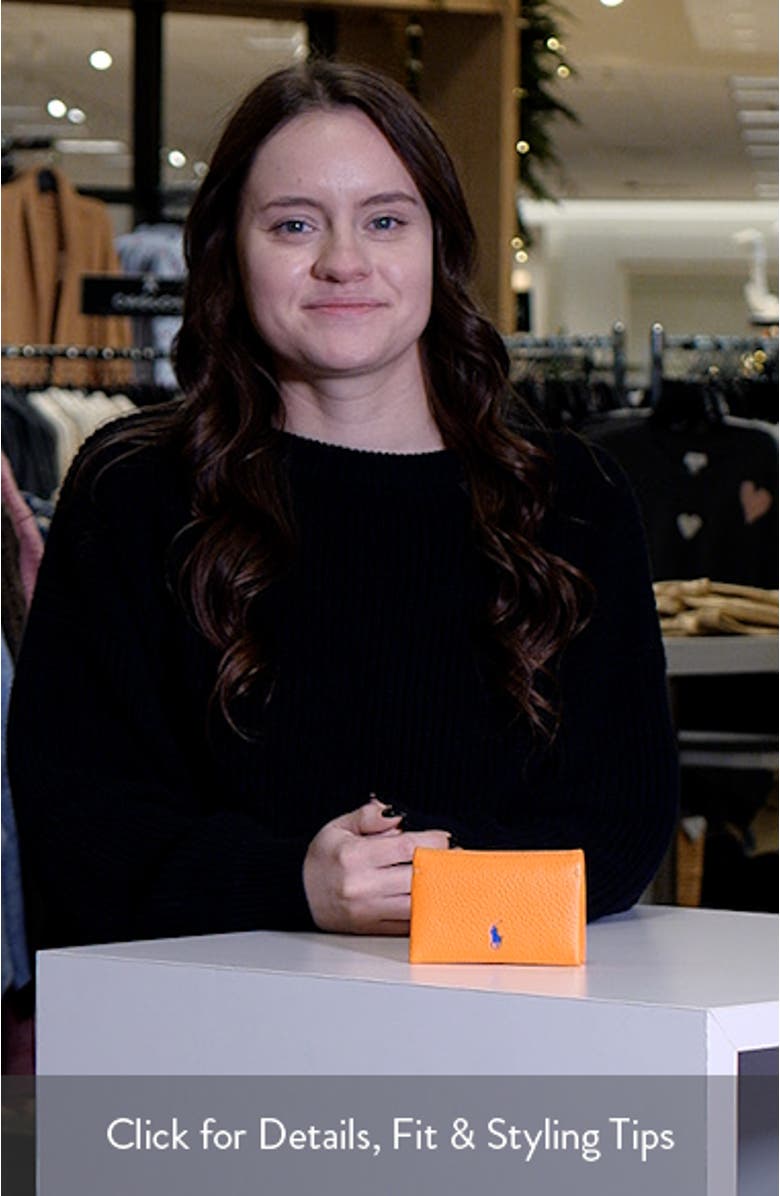 Polo Play Leather Card Case, sales video thumbnail