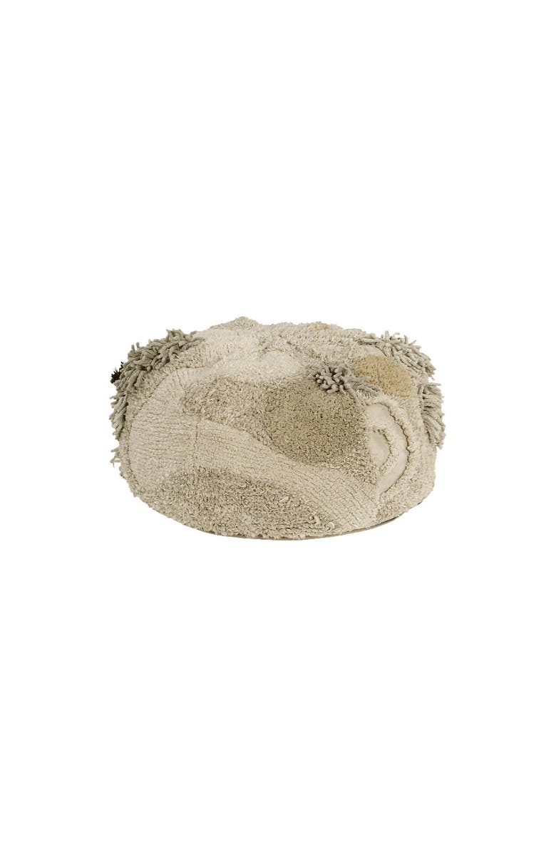 Lorena Canals Pouf Mossy Rock, Main, color, Multicolor