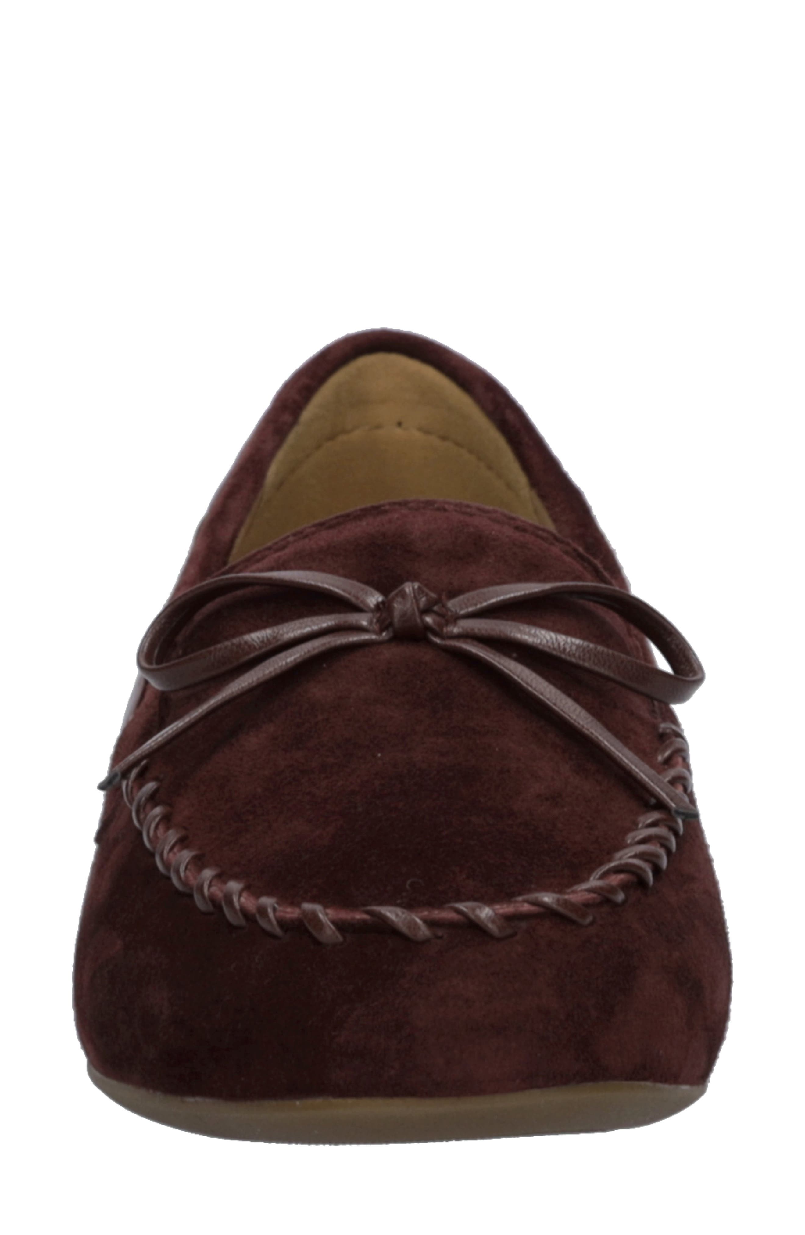 Clarice 07 Leather Loafer, Alternate, color, BURGUNDY