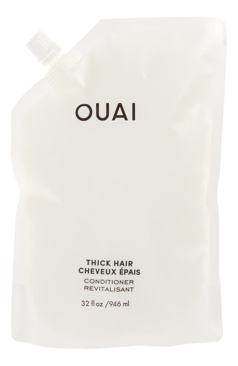 OUAI Thick Conditioner Refill Pouch, Main, color,