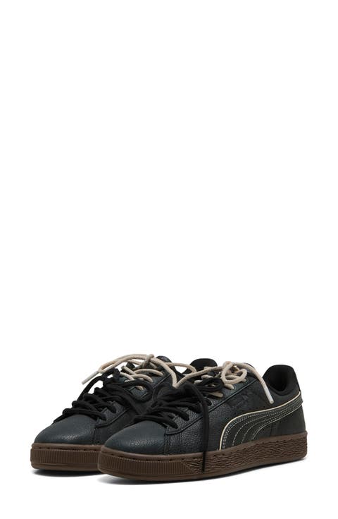 Suede Bloom Dress-Up Leather Sneaker