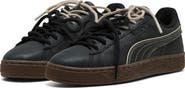 PUMA Suede Bloom Dress-Up Leather Sneaker