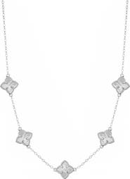 Adornia Mother of Pearl Station Necklace