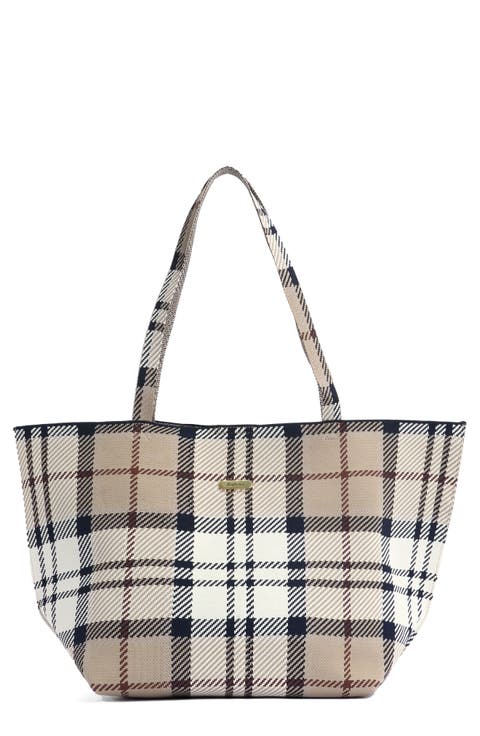 Large Layla Tartan Tote