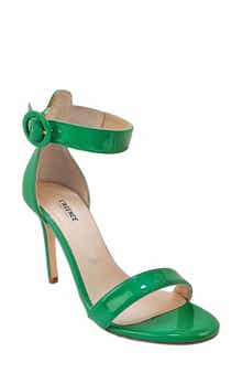 L'AGENCE Rosette Ankle Strap Sandal