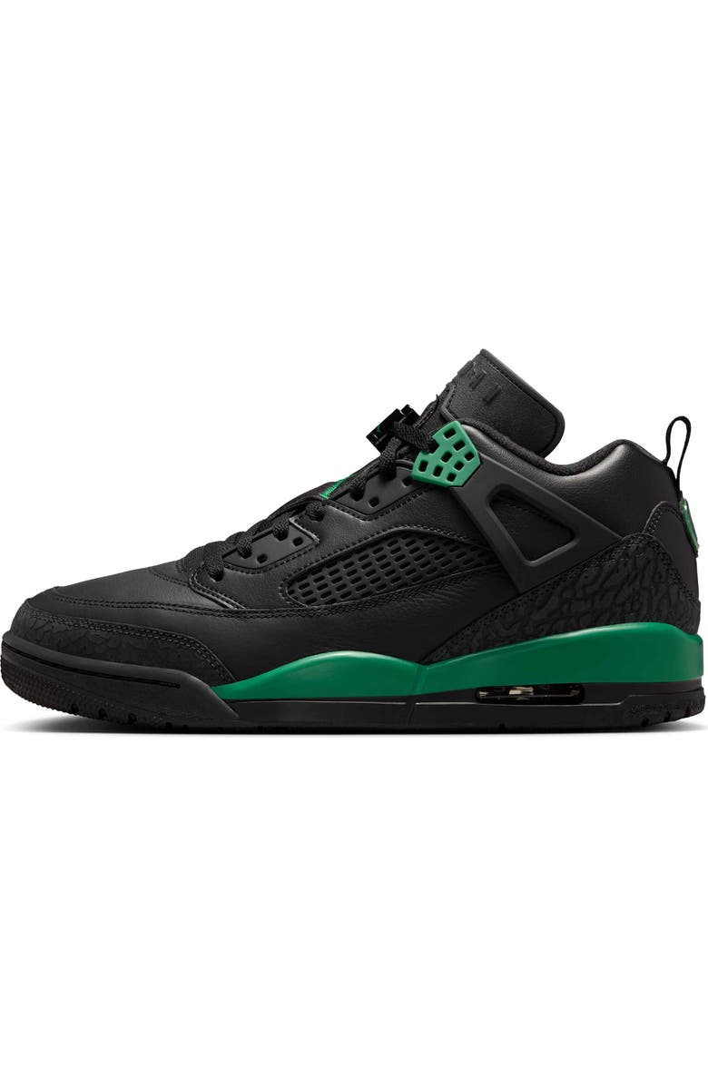 Jordan Spizike Low Sneaker, Alternate, color, Black/ Anthracite/ Pine Green