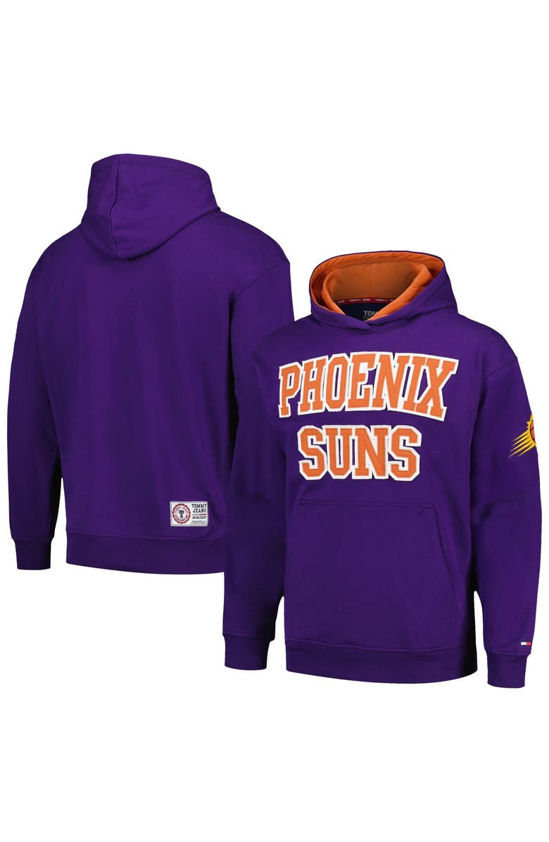TOMMY JEANS Men's Tommy Jeans Purple Phoenix Suns Greyson Pullover Hoodie, Alternate, color, Purple