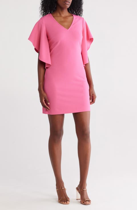 Moore Ruffle Cocktail Dress