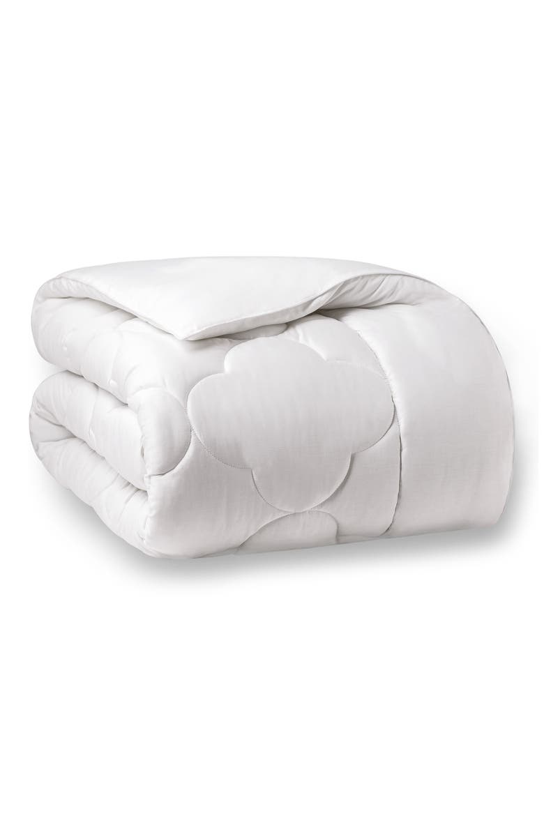 Billowy Clouds Comforter, Main, color, WHITE