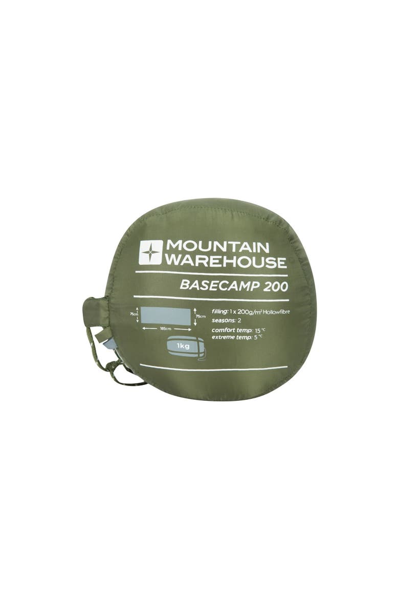 Basecamp 200 Summer Sleeping Bag, Alternate, color, Green