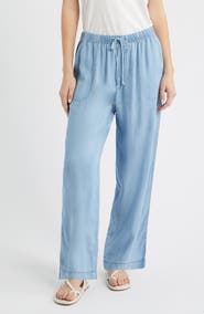 beachlunchlounge Isabeli Chambray Drawstring Pants