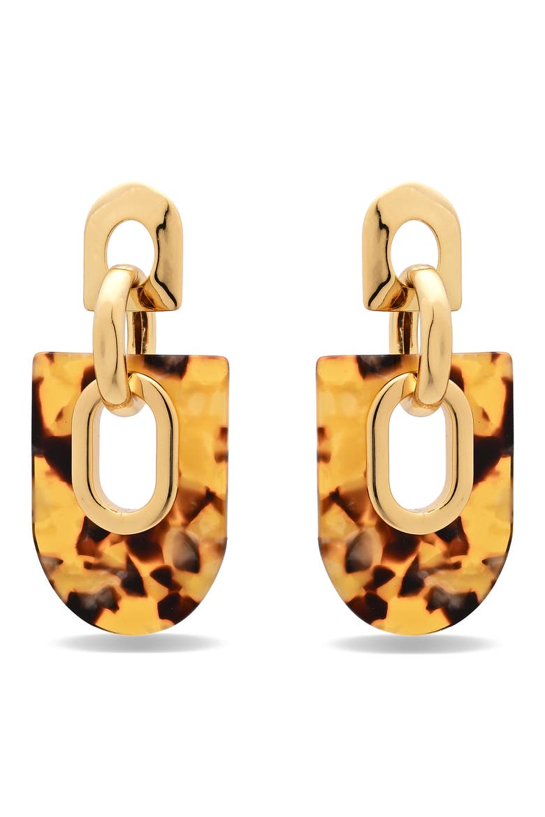 Yvette Statement Drop Earrings, Alternate, color, GOLD