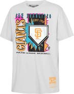 Mitchell & Ness Youth Mitchell & Ness White San Francisco Giants Cooperstown Neon Field Shock T-Shirt