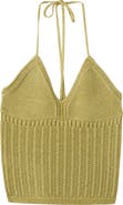 MANGO TEEN Halter Sweater Tank