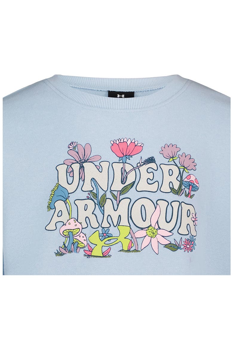 Kids' Fall Blooms Graphic Sweatshirt, Alternate, color, SPACKLE BLUE