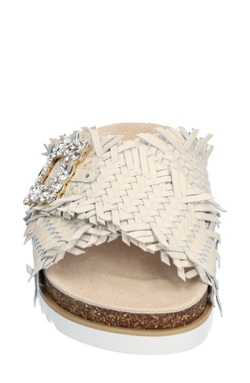 Bibi Lou Danna Slide Sandal In Blanco