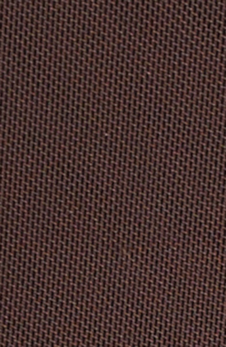 KIM SHUI Anai Ruched Stretch Mesh Dress, Alternate, color, Brown