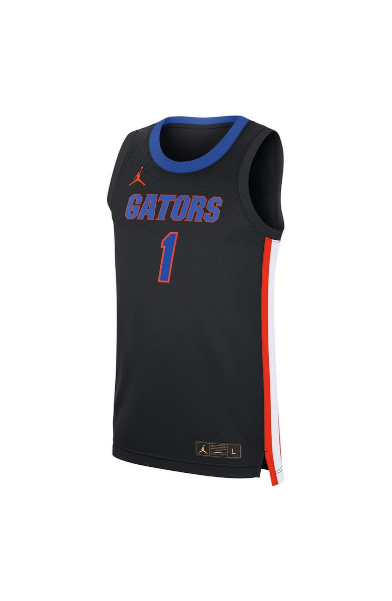 Jordan Brand Men's Jordan Brand #1 Black Florida Gators Alternate Replica Jersey, Alternate, color, Black